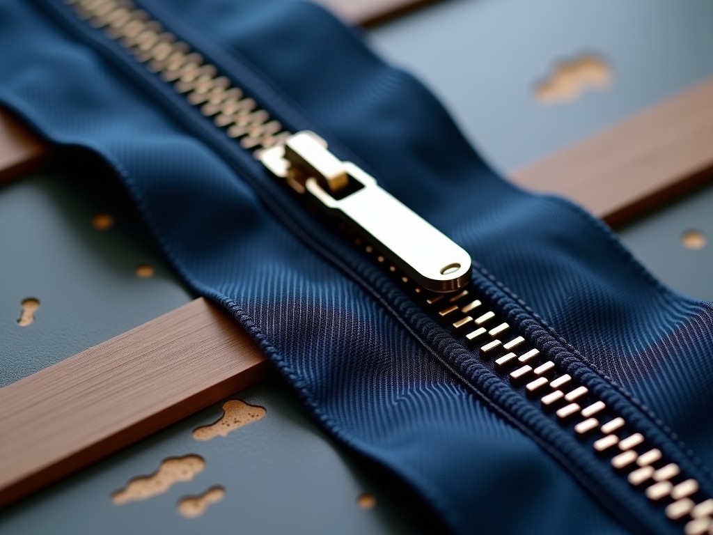 Custom Metal Zipper Machine For Jeans And Workwear Company